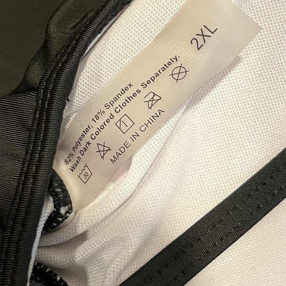 Black Tankini Top – Size 2XL - Picture 2 of 5